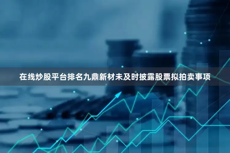 在线炒股平台排名九鼎新材未及时披露股票拟拍卖事项